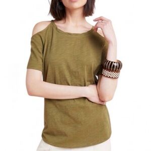 Maeve | Anthropologie Cold Shoulder Top